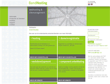 Tablet Screenshot of bandhosting.nl
